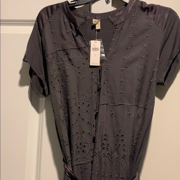 NWT Anthropologie TINY Stone Harbor shirt dress - Picture 3 of 6